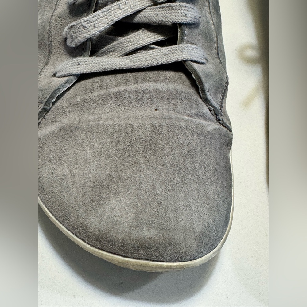 Vivobarefoot Geo Court Eco Women's US 9 EU 40L Minimalist Shoes Gray Suede - Picture 6 of 10